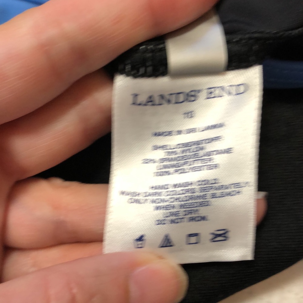 Lands End Racerback Tankini size 10 - Picture 7 of 7